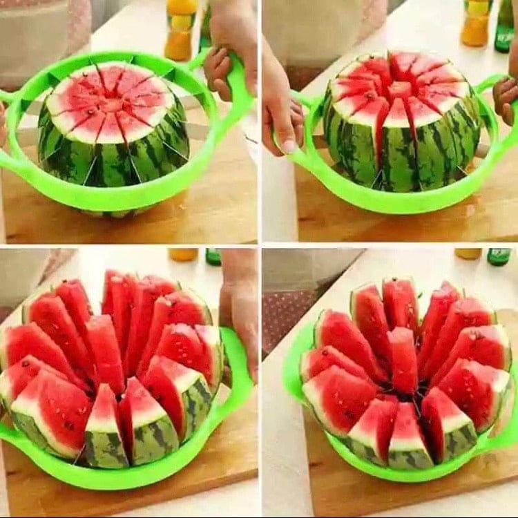 Stainless Steel Watermelon Cutter, Watermelon Slicer, Fruit and Vegetable Cutter Stainless Steel Watermelon Cutter, Watermelon Slicer, Fruit and Vegetable Cutter